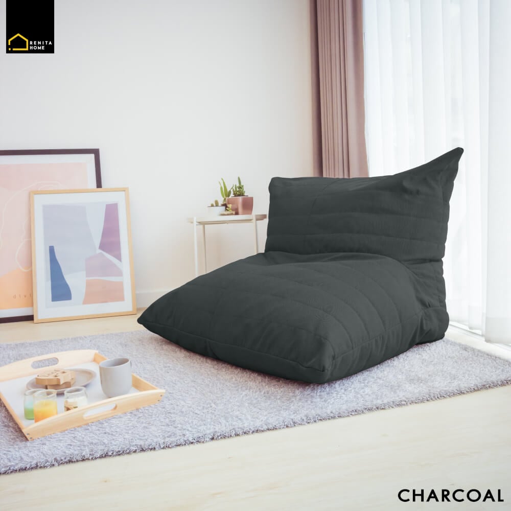 บีนแบค RENITA HOME รุ่น CANBERRA (สีเทาเข้ม A1-33) 100x100ซม._8